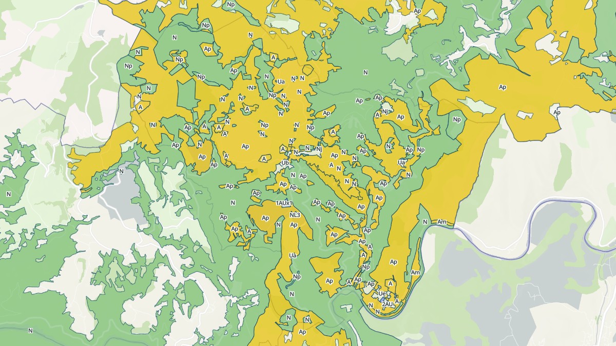 Aperçu cartographique de Montjaux, centré sur la commune