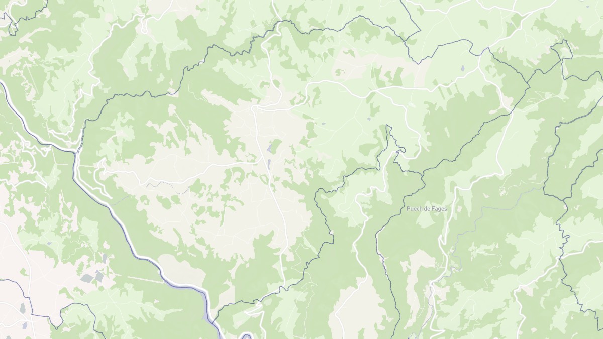 Aperçu cartographique de Le Nayrac, centré sur la commune
