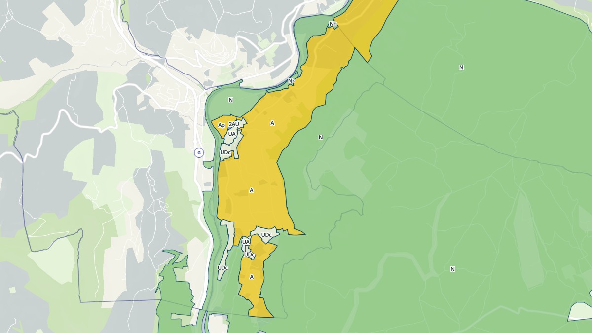 Aperçu cartographique de Paulhe, centré sur la commune