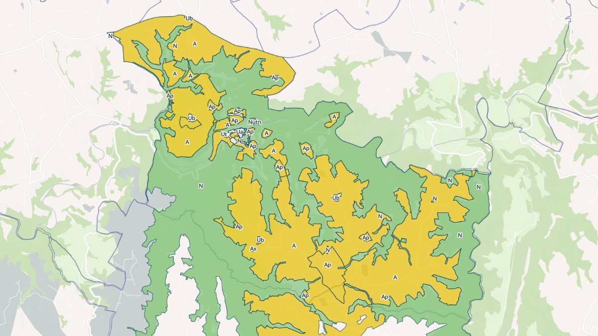 Aperçu cartographique de Prévinquières, centré sur la commune