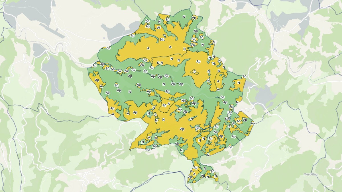Aperçu cartographique de Mounes-Prohencoux, centré sur la commune