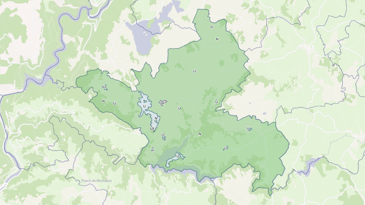 Aperçu cartographique de Saint-Amans-des-Cots, centré sur la commune