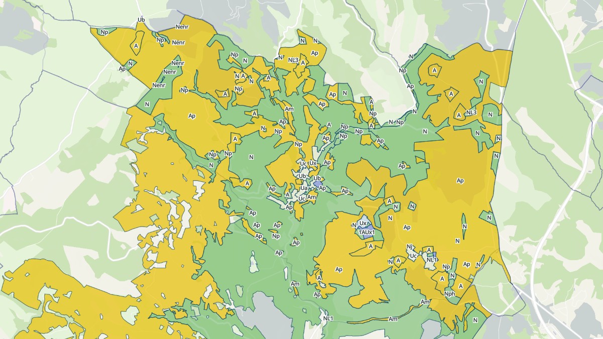 Aperçu cartographique de Saint-Beauzély, centré sur la commune