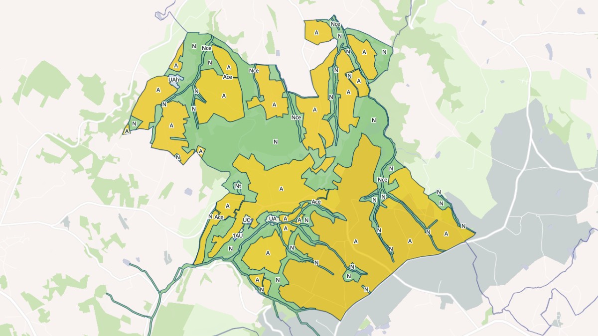 Aperçu cartographique de Saint-Igest, centré sur la commune