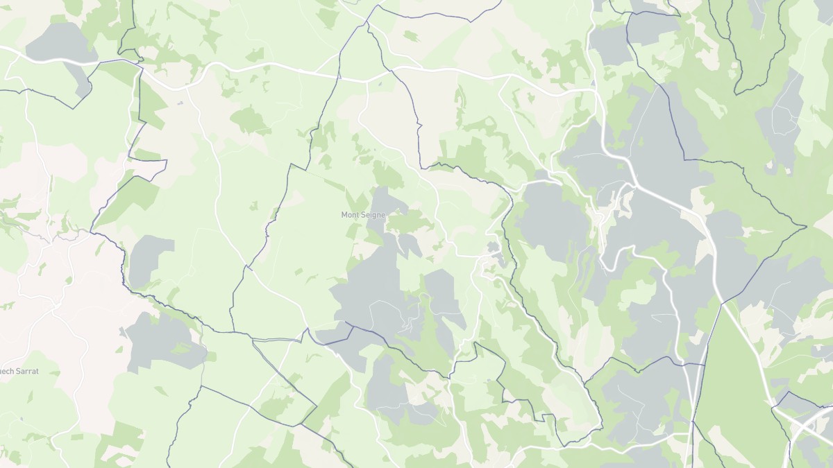 Aperçu cartographique de Saint-Laurent-de-Lévézou, centré sur la commune