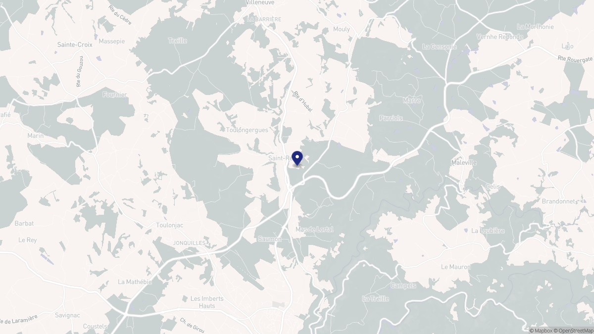 Aperçu cartographique de Saint-Rémy, centré sur la commune