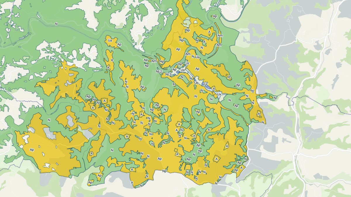 Aperçu cartographique de Saint-Rome-de-Tarn, centré sur la commune