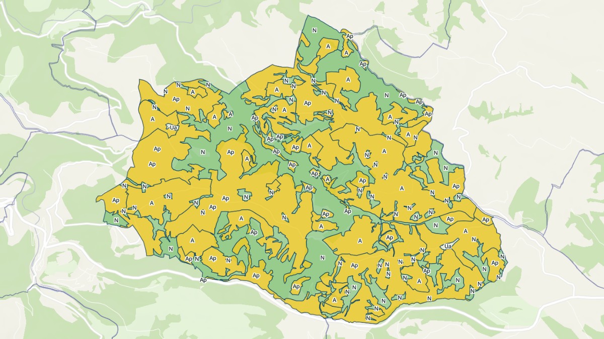 Aperçu cartographique de La Serre, centré sur la commune