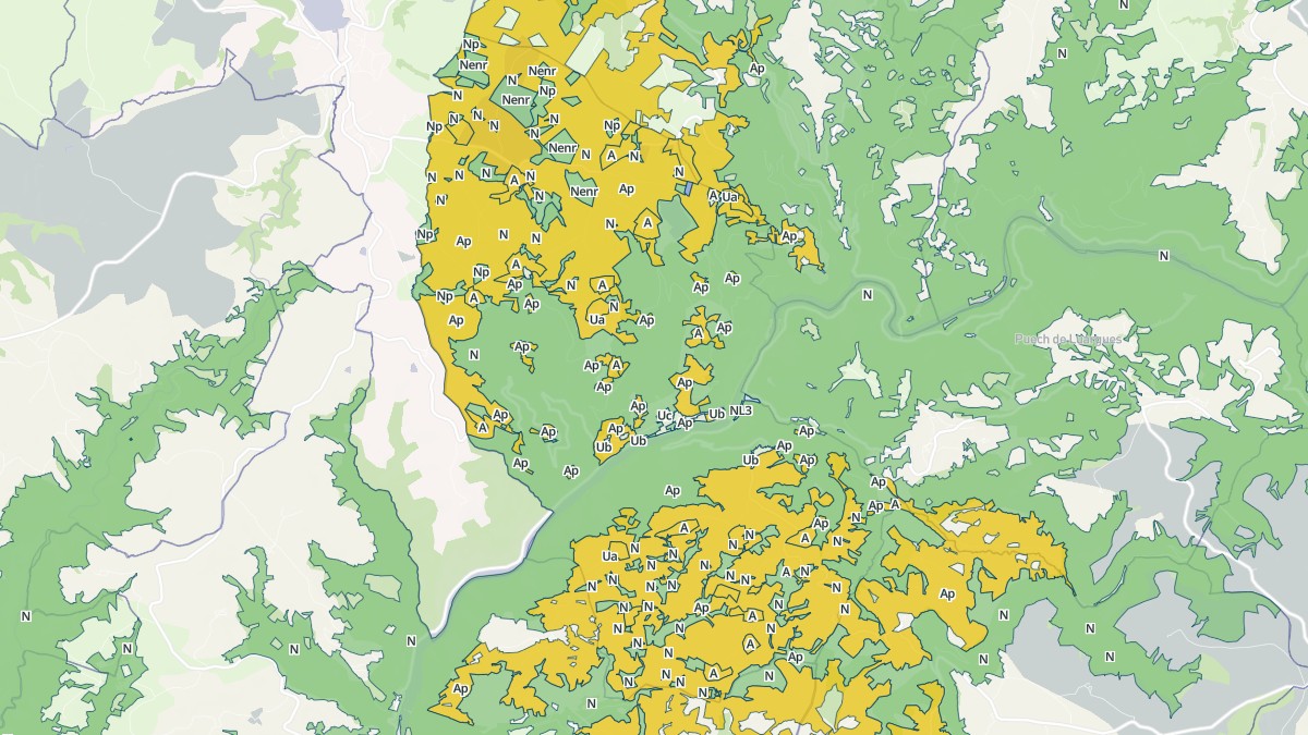Aperçu cartographique de Le Truel, centré sur la commune