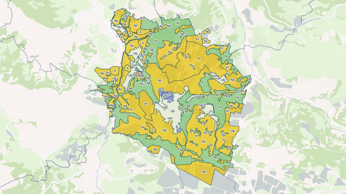 Aperçu cartographique de Valady, centré sur la commune