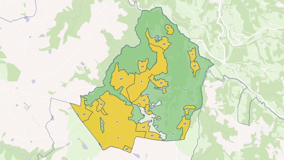 Aperçu cartographique de Valzergues, centré sur la commune