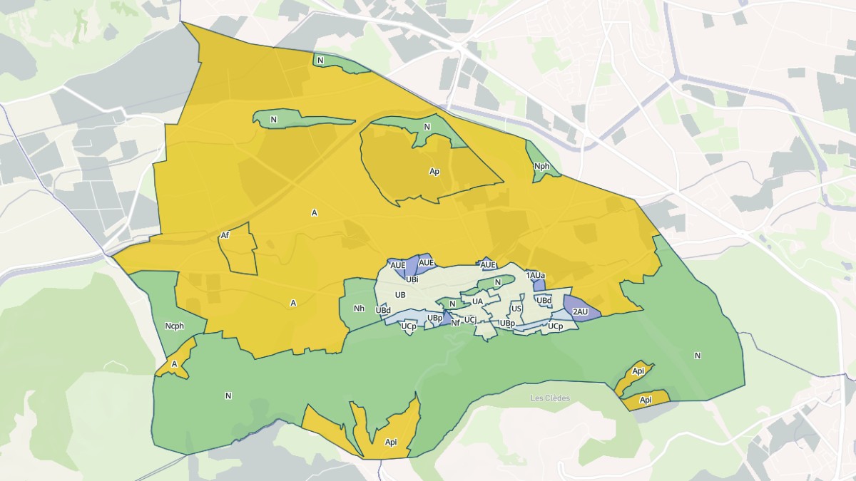 Aperçu cartographique de Alleins, centré sur la commune