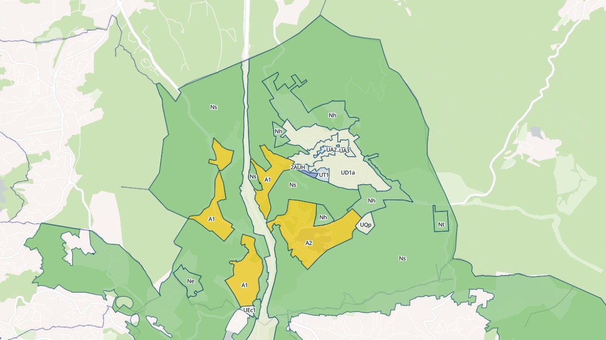 Aperçu cartographique de Belcodène, centré sur la commune