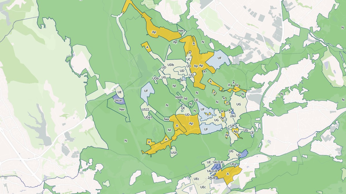 Aperçu cartographique de Cabriès, centré sur la commune