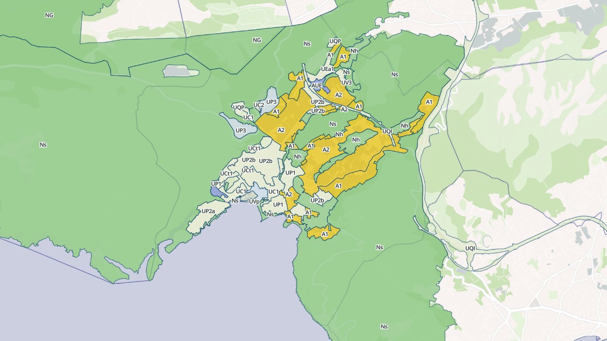 Aperçu cartographique de Cassis, centré sur la commune