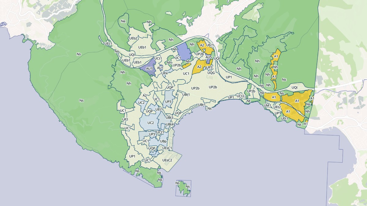 Aperçu cartographique de La Ciotat, centré sur la commune