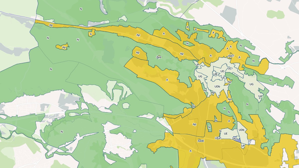 Aperçu cartographique de Éguilles, centré sur la commune