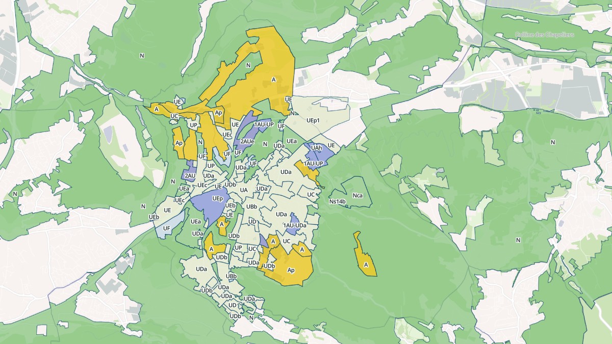 Aperçu cartographique de Gardanne, centré sur la commune