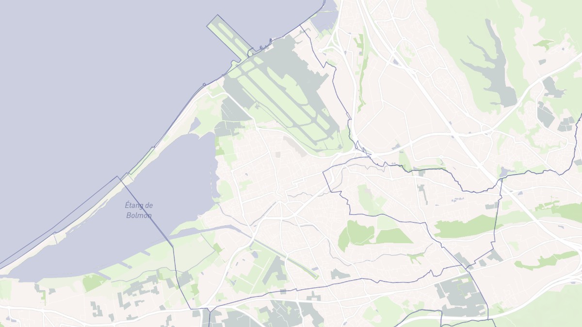Aperçu cartographique de Marignane, centré sur la commune