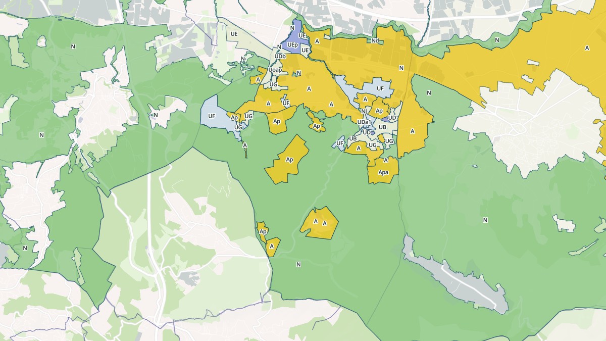 Aperçu cartographique de Peynier, centré sur la commune