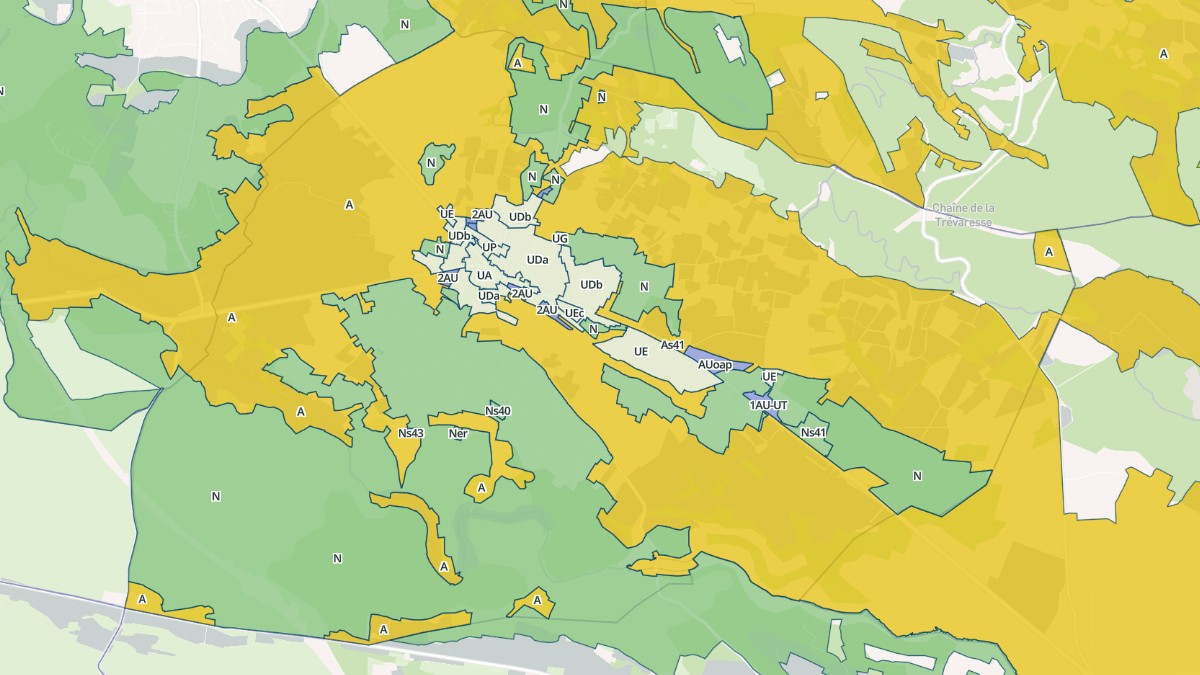 Aperçu cartographique de Saint-Cannat, centré sur la commune