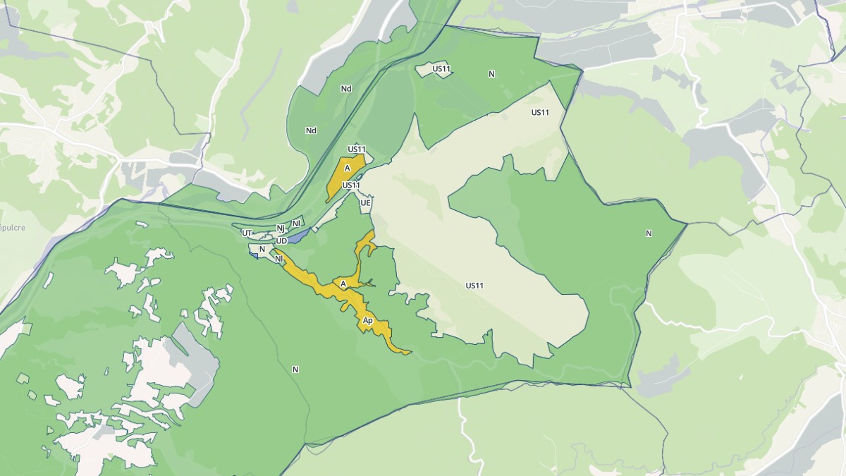 Aperçu cartographique de Saint-Paul-lès-Durance, centré sur la commune