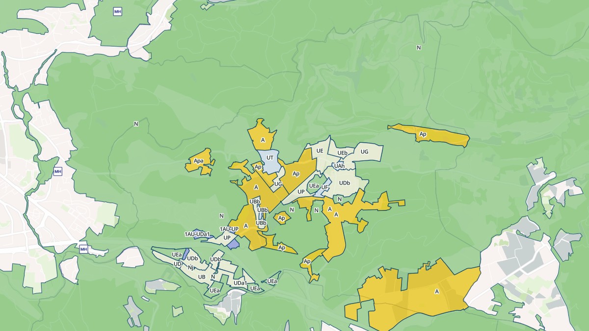 Aperçu cartographique de Le Tholonet, centré sur la commune