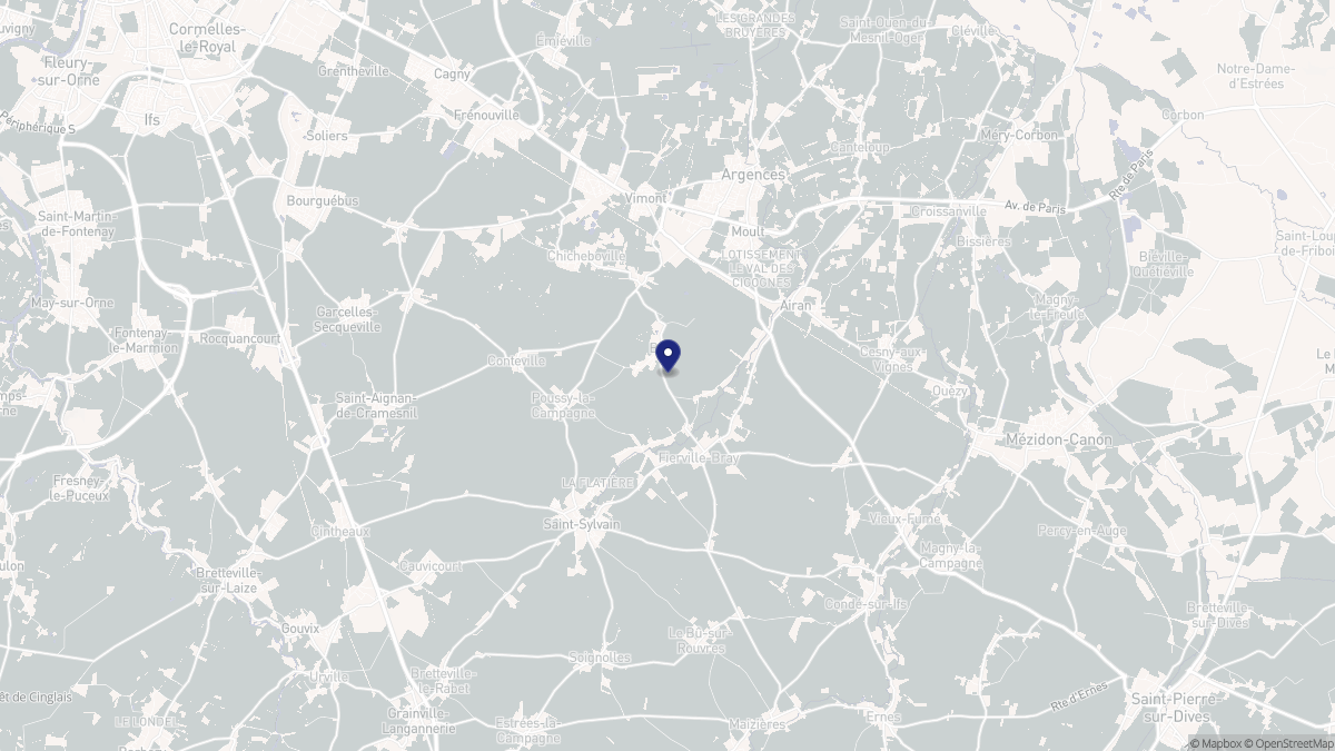 Aperçu cartographique de Valambray, centré sur la commune