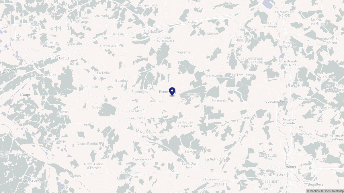 Aperçu cartographique de Auvillars, centré sur la commune