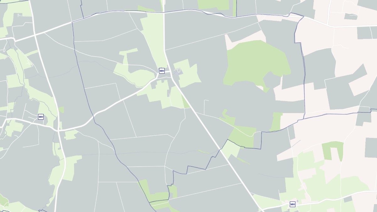 Aperçu cartographique de Barou-en-Auge, centré sur la commune