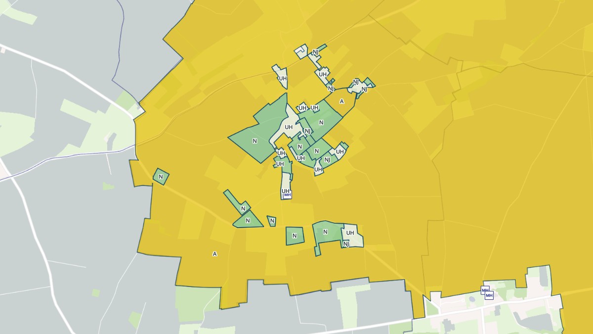 Aperçu cartographique de Bazenville, centré sur la commune