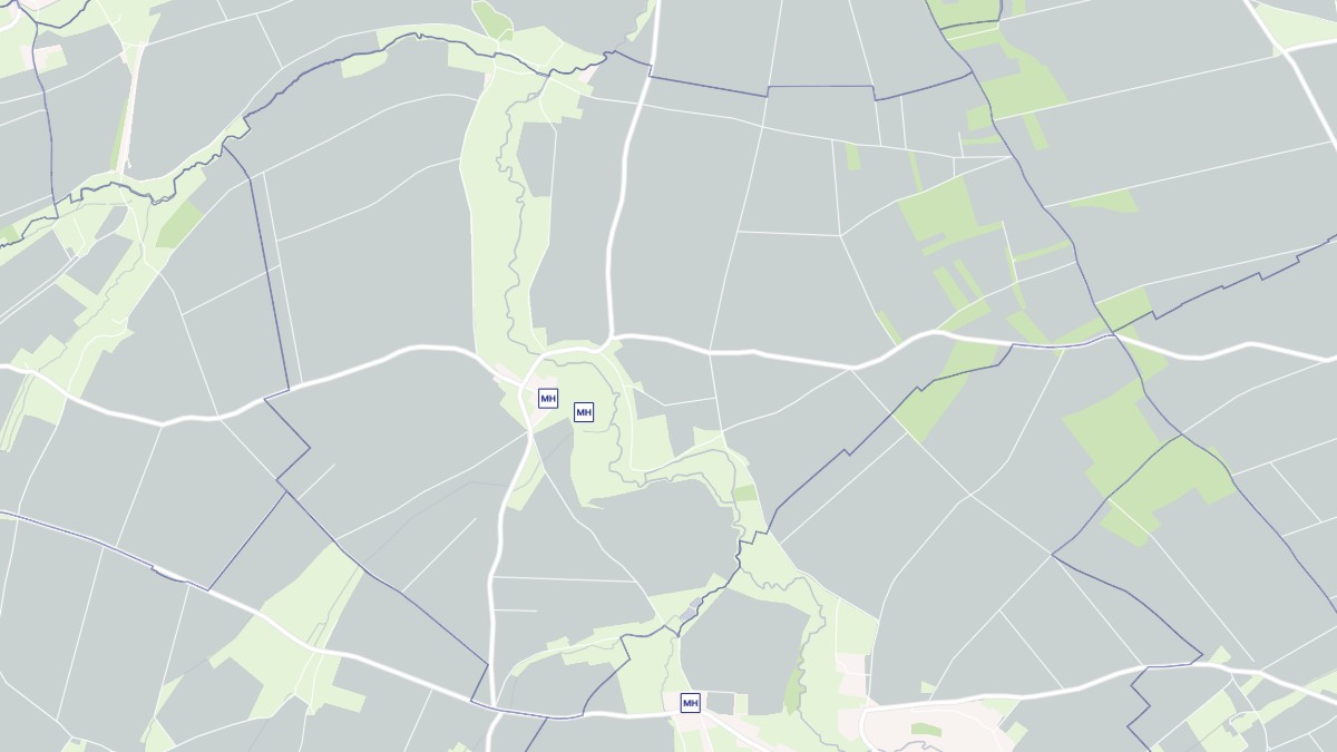 Aperçu cartographique de Beaumais, centré sur la commune