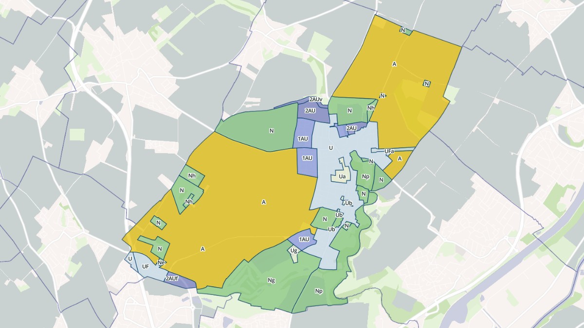 Aperçu cartographique de Biéville-Beuville, centré sur la commune