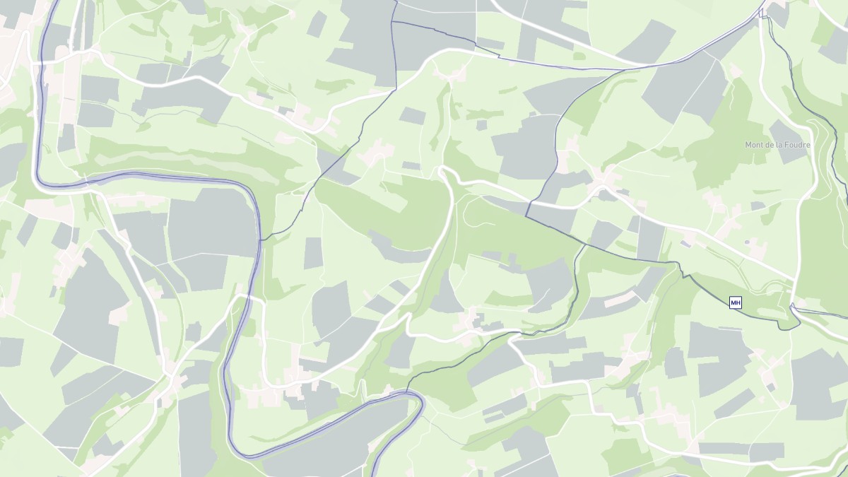 Aperçu cartographique de Le Bô, centré sur la commune