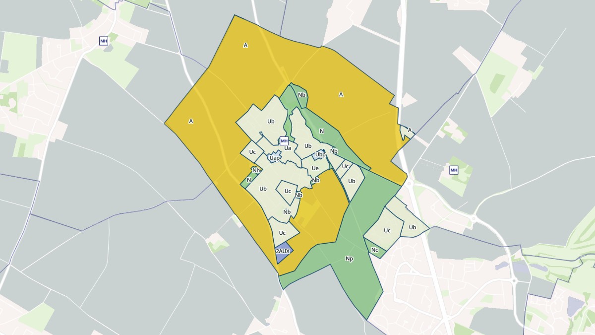 Aperçu cartographique de Cambes-en-Plaine, centré sur la commune