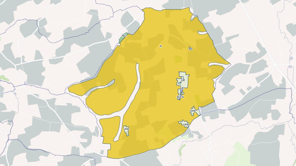 Aperçu cartographique de Campagnolles, centré sur la commune