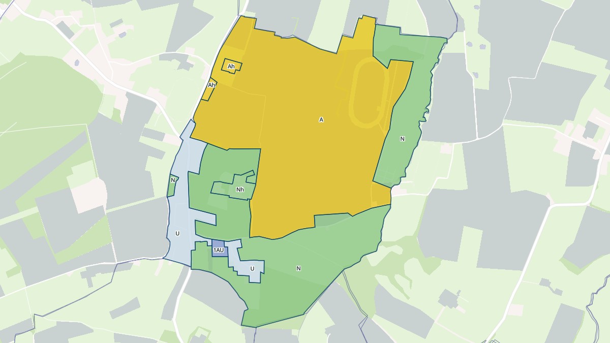 Aperçu cartographique de Canteloup, centré sur la commune