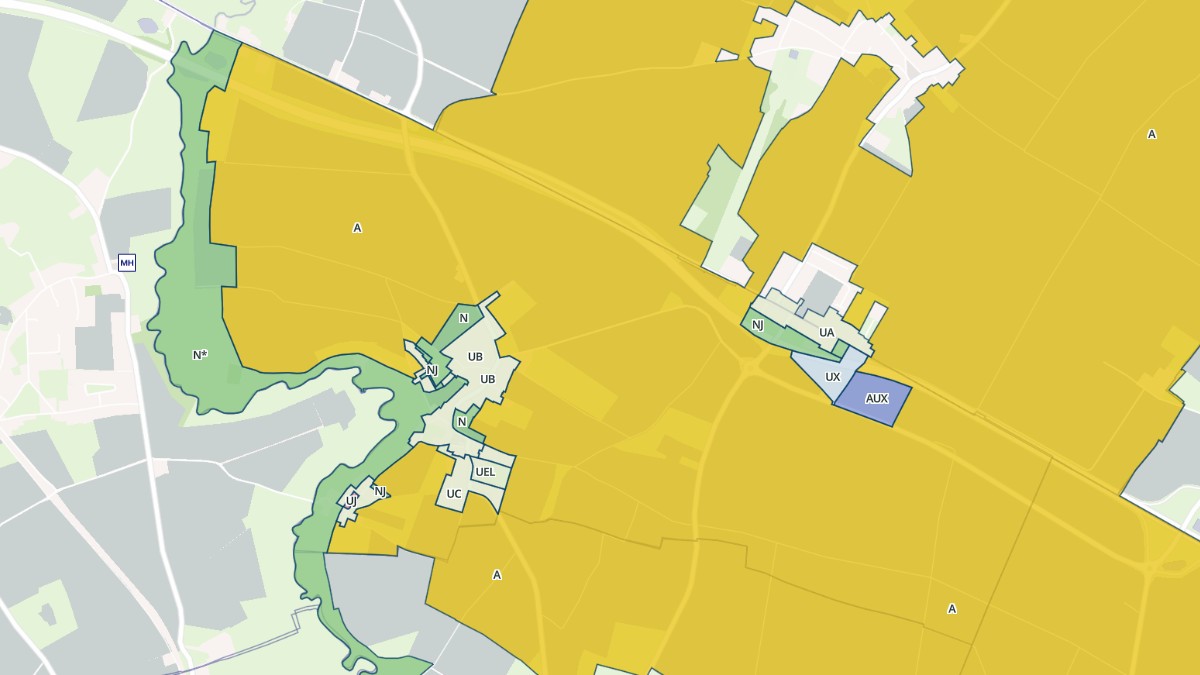 Aperçu cartographique de Carcagny, centré sur la commune