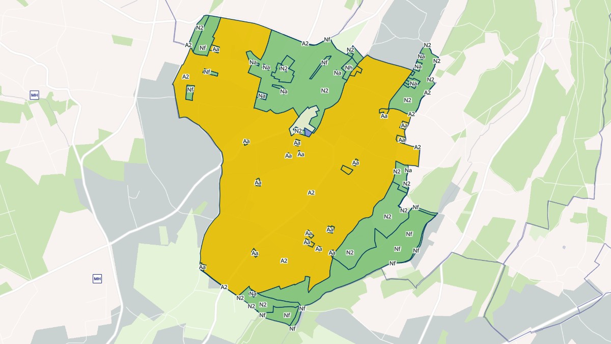 Aperçu cartographique de Cernay, centré sur la commune