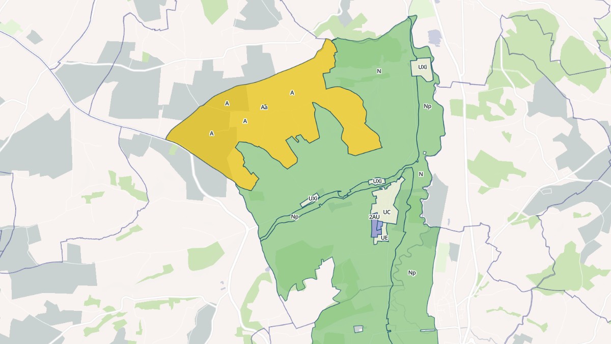 Aperçu cartographique de Coquainvilliers, centré sur la commune