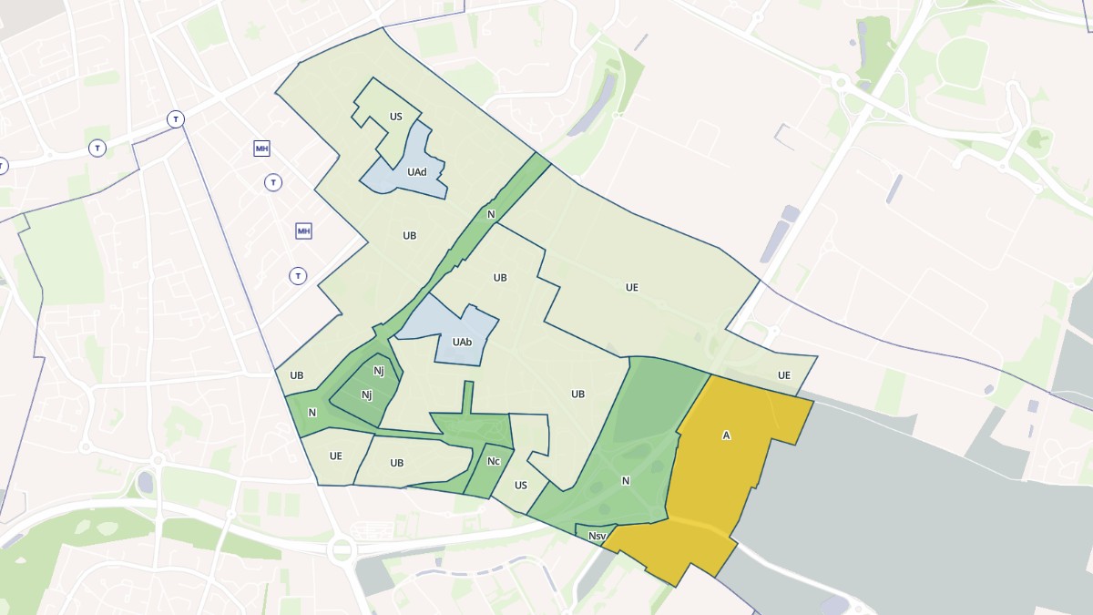 Aperçu cartographique de Cormelles-le-Royal, centré sur la commune