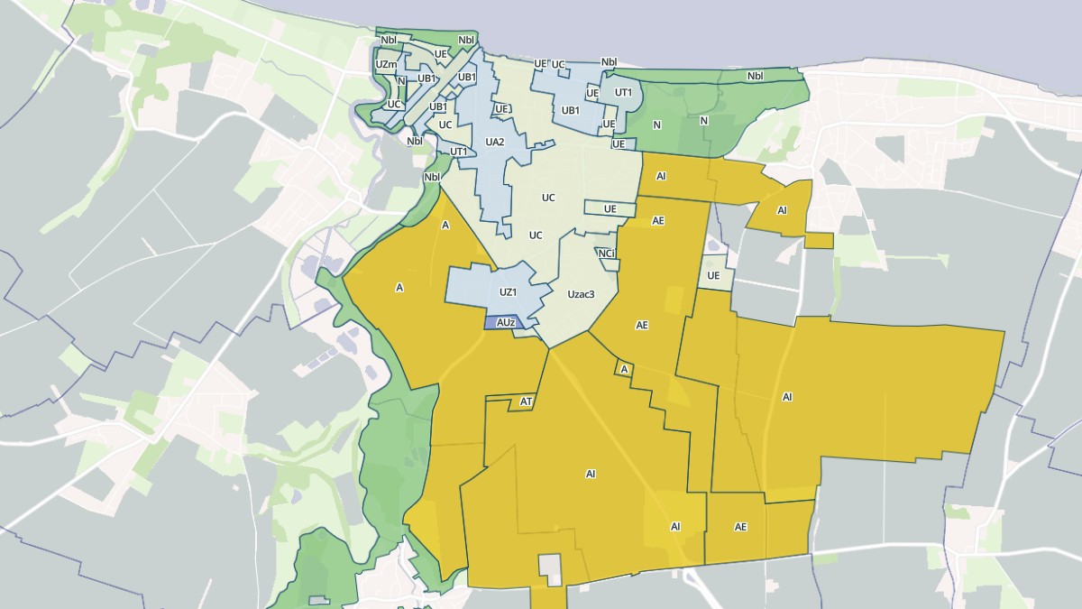 Aperçu cartographique de Courseulles-sur-Mer, centré sur la commune