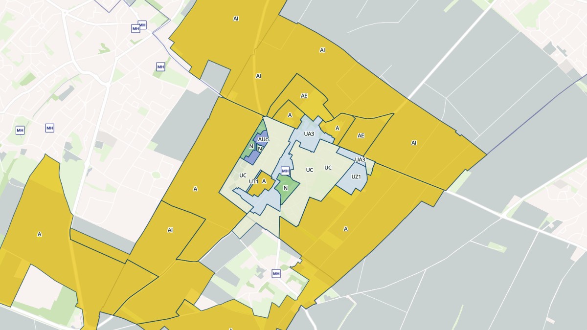 Aperçu cartographique de Cresserons, centré sur la commune