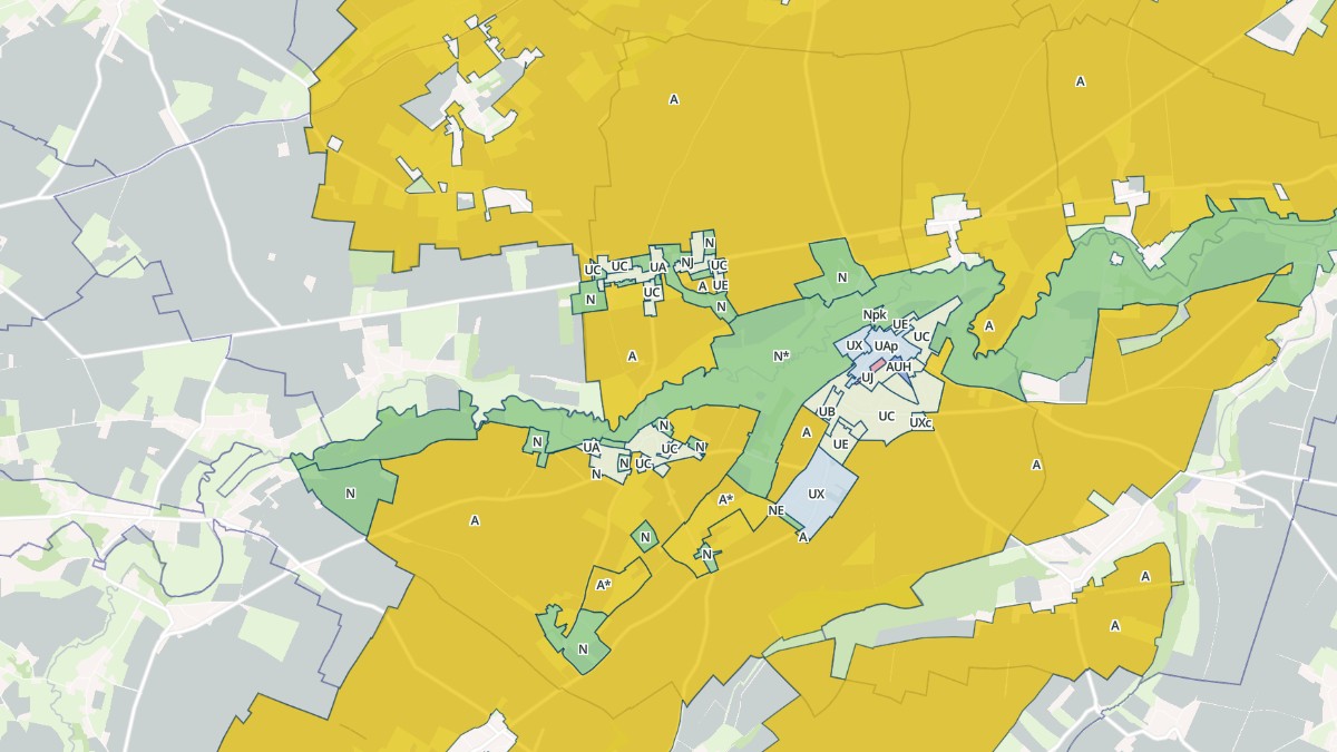 Aperçu cartographique de Creully sur Seulles, centré sur la commune