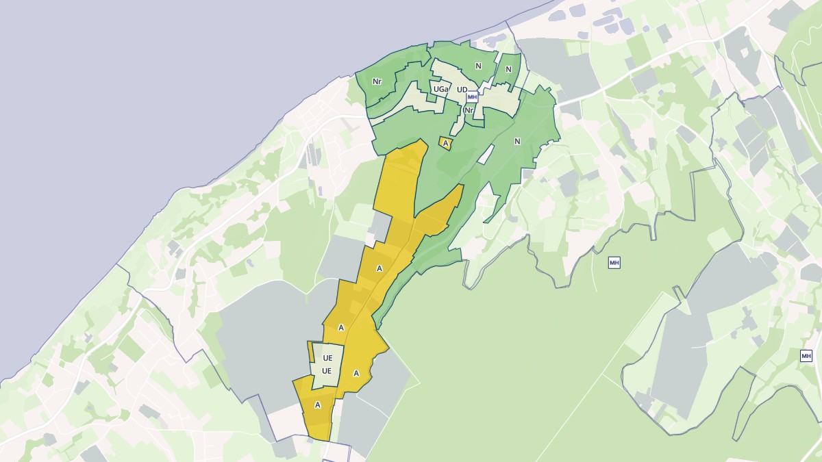 Aperçu cartographique de Cricquebœuf, centré sur la commune