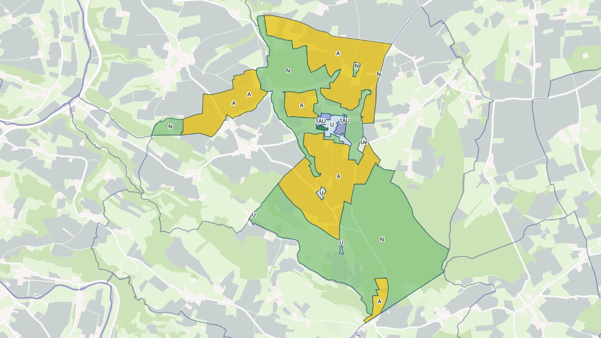 Aperçu cartographique de Donnay, centré sur la commune