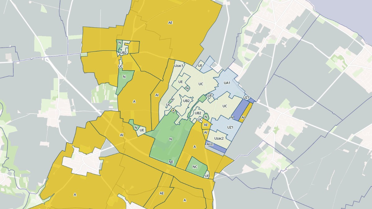 Aperçu cartographique de Douvres-la-Délivrande, centré sur la commune