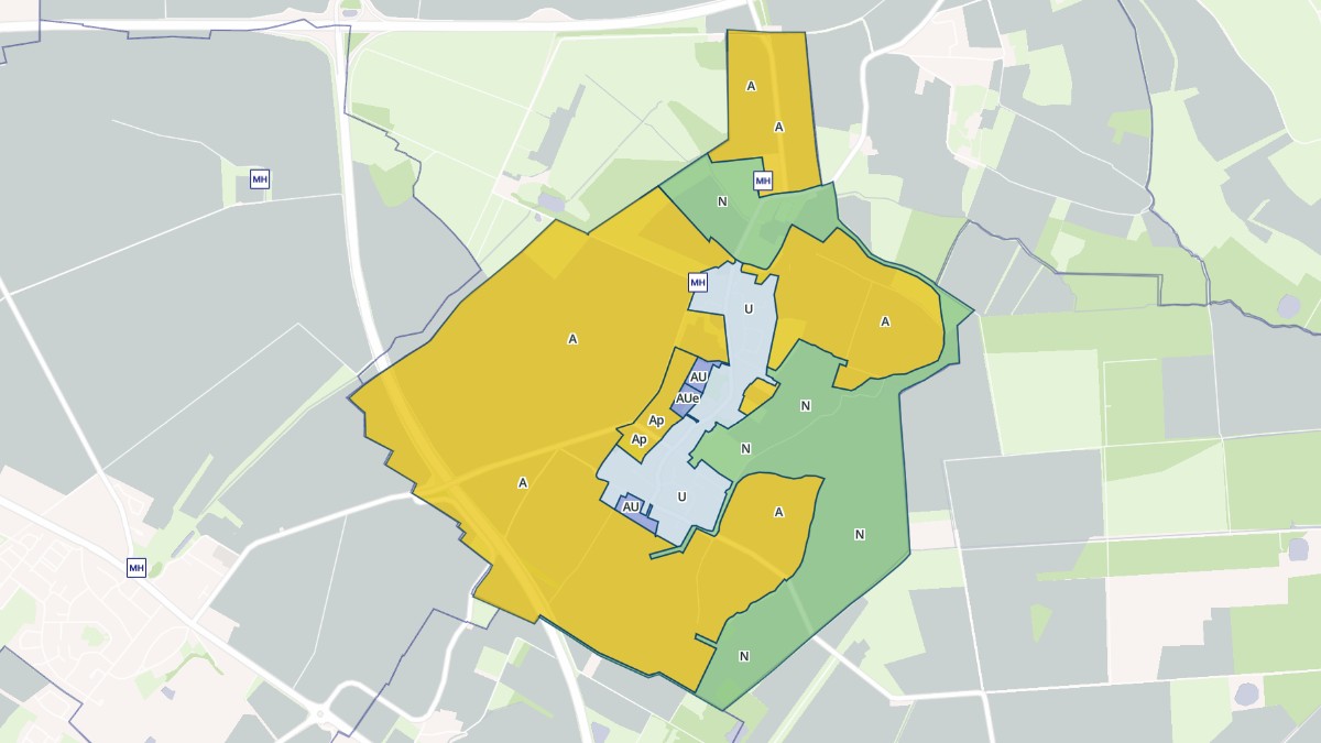 Aperçu cartographique de Émiéville, centré sur la commune