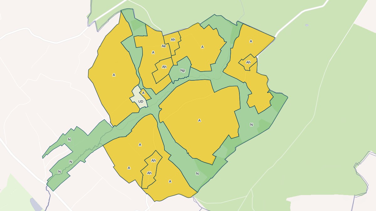 Aperçu cartographique de Englesqueville-en-Auge, centré sur la commune