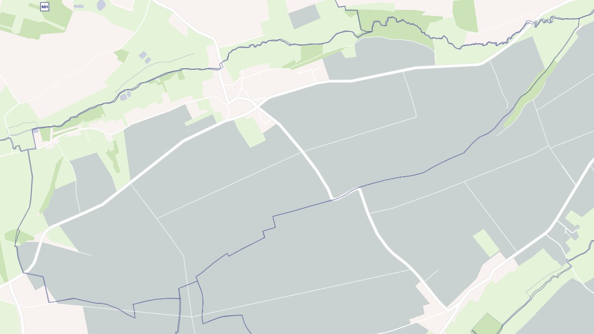 Aperçu cartographique de Eraines, centré sur la commune